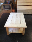 Tuintafel steigerhout onbehandeld